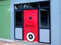 Messaufbau von außen